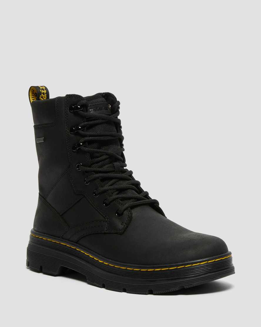 Dr. Martens Iowa Waterproof Poly Casual Støvler Dame Svart [6147QVJUH]